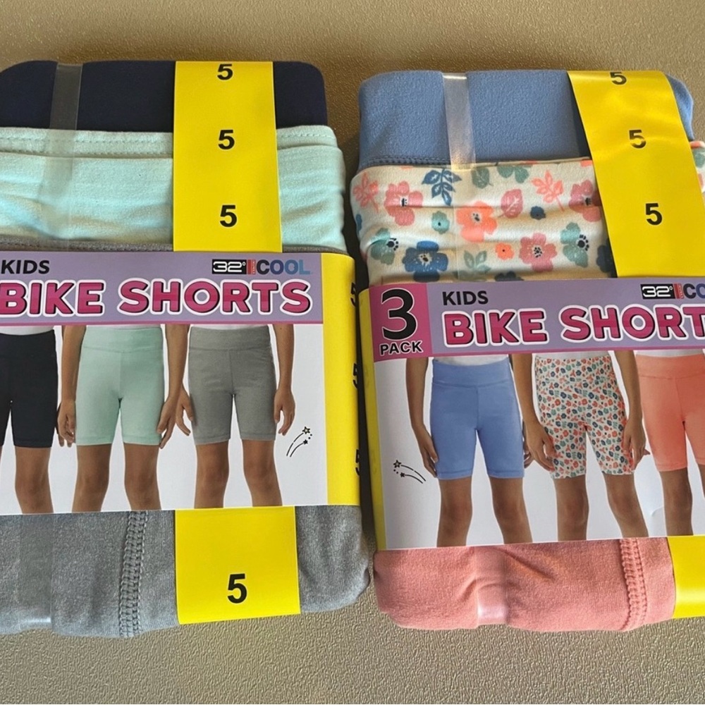 Brand New Girls Size 5 Bike Shorts